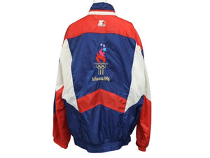 Starter スターター 1996年アトランタオリンピック記念モデル ブルゾン ナイロンジャケット サイズM 美品 中古 4b007131