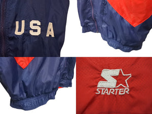Starter スターター 1996年アトランタオリンピック記念モデル ブルゾン ナイロンジャケット サイズM 美品 中古 4b007131