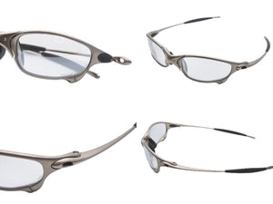 OAKLEY オークリー X-METAL JULIET ジュリエット サングラス メタルフレーム TITANIUM チタン シルバー 美品 中古 4b007132