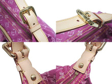 Load image into Gallery viewer, 新品同様 LOUIS VUITTON ルイヴィトン バギーPM ワンショルダーバッグ M95212 モノグラム デニム レザー ピンク 中古 4b007139