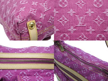 Load image into Gallery viewer, 新品同様 LOUIS VUITTON ルイヴィトン バギーPM ワンショルダーバッグ M95212 モノグラム デニム レザー ピンク 中古 4b007139