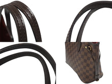 Load image into Gallery viewer, 極美品 LOUIS VUITTON ルイヴィトン ネヴァーフルPM トートバッグ N51109 ダミエキャンバス ブラウン ゴールド金具 中古 4b007141