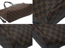 Load image into Gallery viewer, 極美品 LOUIS VUITTON ルイヴィトン ネヴァーフルPM トートバッグ N51109 ダミエキャンバス ブラウン ゴールド金具 中古 4b007141
