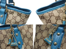 Load image into Gallery viewer, GUCCI グッチ ハンドバッグ 120844 ブラウン ベージュ GGスプリームキャンバス レザー シルバー金具 美品 中古 4b007144