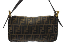 Load image into Gallery viewer, FENDI フェンディ マンマバケット ワンショルダーバッグ 26424 ズッカ柄 ブラウン キャンバス レザー ゴールド金具 美品 中古 4b007146
