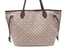 Load image into Gallery viewer, LOUIS VUITTON ルイヴィトン モノグラム イディール ネヴァーフルMM セピア トートバッグ M40515 ゴールド金具 美品 中古 4b007148