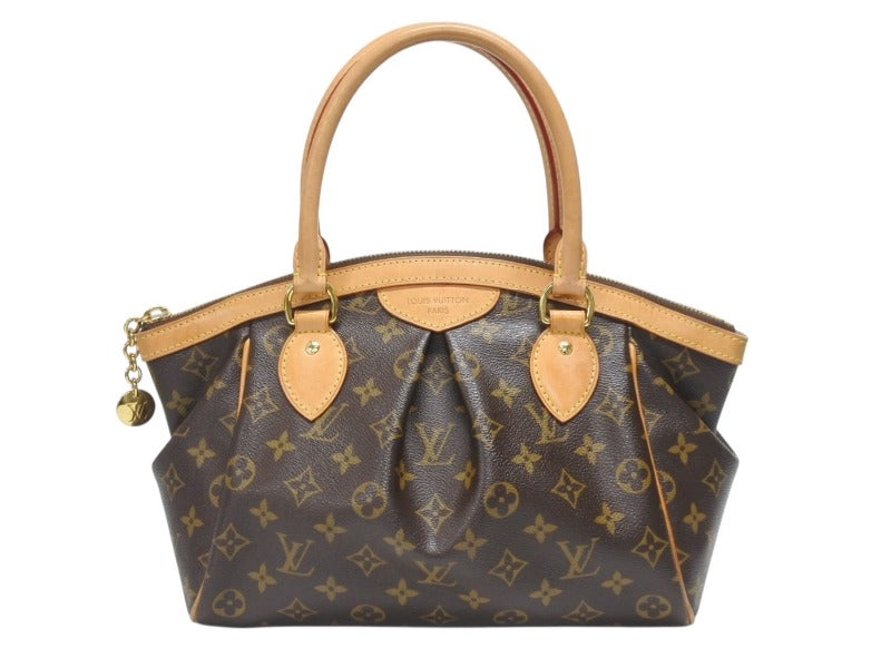 LOUIS VUITTON ルイヴィトン ティボリPM モノグラム ハンドバッグ M40143 AH1102 ブラウン ベージュ 美品 中古 4b007159