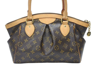 LOUIS VUITTON ルイヴィトン ティボリPM モノグラム ハンドバッグ M40143 AH1102 ブラウン ベージュ 美品 中古 4b007159