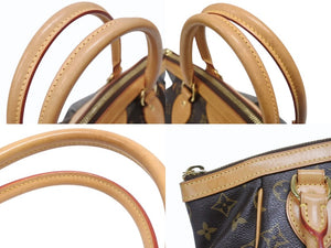 LOUIS VUITTON ルイヴィトン ティボリPM モノグラム ハンドバッグ M40143 AH1102 ブラウン ベージュ 美品 中古 4b007159
