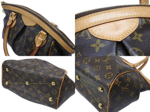 LOUIS VUITTON ルイヴィトン ティボリPM モノグラム ハンドバッグ M40143 AH1102 ブラウン ベージュ 美品 中古 4b007159