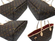 Load image into Gallery viewer, 新品未使用 LOUIS VUITTON ルイヴィトン ネヴァーフルMM トートバッグ M41177 モノグラム ブラウン ゴールド金具 中古 4b007163