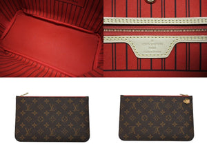 新品未使用 LOUIS VUITTON ルイヴィトン ネヴァーフルMM トートバッグ M41177 モノグラム ブラウン ゴールド金具 中古 4b007163