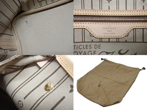LOUIS VUITTON ルイヴィトン モノグラム ネヴァーフルPM トートバッグ M40155 ブラウン PVC ヌメ革 ゴールド金具 美品 中古 4b007164