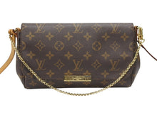 Load image into Gallery viewer, LOUIS VUITTON ルイヴィトン モノグラム フェイボリットMM ショルダーバッグ M40718 ブラウン ゴールド金具 美品 中古 4b007165