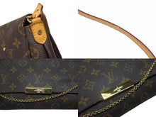 Load image into Gallery viewer, LOUIS VUITTON ルイヴィトン モノグラム フェイボリットMM ショルダーバッグ M40718 ブラウン ゴールド金具 美品 中古 4b007165