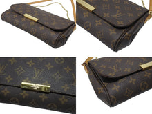 Load image into Gallery viewer, LOUIS VUITTON ルイヴィトン モノグラム フェイボリットMM ショルダーバッグ M40718 ブラウン ゴールド金具 美品 中古 4b007165