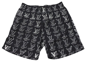 LOUIS VUITTON ルイヴィトン 21SS モノグラムカートゥーン サーフパンツ スイムウェア RM211M ZKK HKW02W サイズM 美品 中古 4b007167