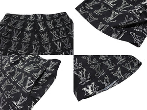 LOUIS VUITTON ルイヴィトン 21SS モノグラムカートゥーン サーフパンツ スイムウェア RM211M ZKK HKW02W サイズM 美品 中古 4b007167
