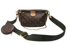 Load image into Gallery viewer, LOUIS VUITTON ルイヴィトン モノグラム ミュルティポシェット アクセソワール カーキ ショルダーバッグ M44813 美品 中古 4b007173