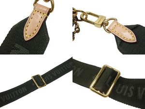 LOUIS VUITTON ルイヴィトン モノグラム ミュルティポシェット アクセソワール カーキ ショルダーバッグ M44813 美品 中古 4b007173