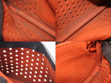 Load image into Gallery viewer, LOUIS VUITTON ルイヴィトン ポシェット クレ コインケース 小銭入れ M95222 モノグラム ペルフォ PVC レザー オレンジ 美品 中古 4b007174