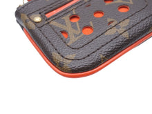 Load image into Gallery viewer, LOUIS VUITTON ルイヴィトン ポシェット クレ コインケース 小銭入れ M95222 モノグラム ペルフォ PVC レザー オレンジ 美品 中古 4b007174
