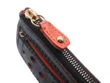Load image into Gallery viewer, LOUIS VUITTON ルイヴィトン ポシェット クレ コインケース 小銭入れ M95222 モノグラム ペルフォ PVC レザー オレンジ 美品 中古 4b007174