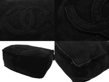 Load image into Gallery viewer, CHANEL シャネル ココマーク ムートン ワンショルダーバッグ 7番台 ブラック ゴールド金具 美品 中古 4b007177