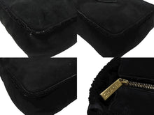 Load image into Gallery viewer, CHANEL シャネル ココマーク ムートン ワンショルダーバッグ 7番台 ブラック ゴールド金具 美品 中古 4b007177
