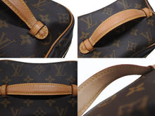 Load image into Gallery viewer, LOUIS VUITTON ルイヴィトン モノグラム ニース ミニ バニティバッグ ハンドバッグ M44495 ブラウン ゴールド金具 美品 中古 4b007178
