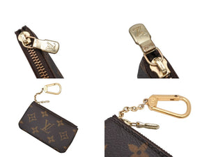 LOUIS VUITTON ルイヴィトン モノグラム ポシェット クレ コインケース 小銭入れ M62650 ロゴ ブラウン 美品 中古 4b007179