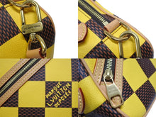 Load image into Gallery viewer, 極美品 LOUIS VUITTON ルイヴィトン ダミエ ポップ チェス メッセンジャー ショルダーバッグ N40562 イエロー ブラウン ハンドバッグ ファレル 2023年 中古 4b007181