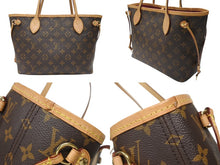 Load image into Gallery viewer, 極美品 新型 LOUIS VUITTON ルイヴィトン ネヴァーフルPM トートバッグ M41245 ブラウン ピヴォワンヌ 中古 4b007183