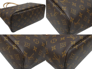 極美品 新型 LOUIS VUITTON ルイヴィトン ネヴァーフルPM トートバッグ M41245 ブラウン ピヴォワンヌ 中古 4b007183