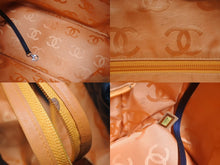 Load image into Gallery viewer, CHANEL シャネル カンボンライン ラージトートバッグ 9番台 A25169 ココマーク ラムスキン ブラウン ベージュ シルバー金具 美品 中古 4b007184