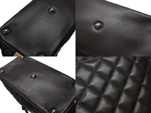 Load image into Gallery viewer, CHANEL シャネル カンボンライン ラージトートバッグ 9番台 A25169 ココマーク ラムスキン ブラウン ベージュ シルバー金具 美品 中古 4b007184