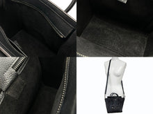 Load image into Gallery viewer, 極美品 CELINE セリーヌ Luggage ラゲージ マイクロショッパー 2WAY ハンドバッグ ショルダーバッグ レザー ブラック 189793DRU 中古 4b007185