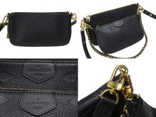 Load image into Gallery viewer, 極美品 LOUIS VUITTON ルイヴィトン モノグラム アンプラント ミュルティ ポシェット アクセソワール ブラック M80399 現行 ゴールド金具 中古 4b007186
