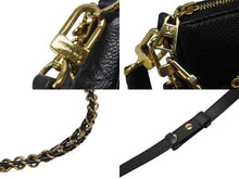 Load image into Gallery viewer, 極美品 LOUIS VUITTON ルイヴィトン モノグラム アンプラント ミュルティ ポシェット アクセソワール ブラック M80399 現行 ゴールド金具 中古 4b007186