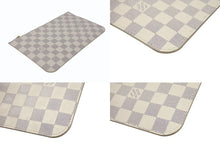 Load image into Gallery viewer, 極美品 LOUIS VUITTON 新型 ルイヴィトン ネヴァーフルMM ローズバレリーヌ ハンドバッグ N40603 ダミエアズールキャンバス ホワイト 中古 4b007187