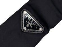 画像をギャラリービューアに読み込む, 極美品 PRADA プラダ ネクタイ ナイロン トライアングル ロゴ ブラック 中古 4b007190