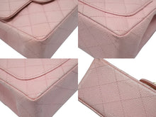 Load image into Gallery viewer, 極美品 CHANEL シャネル ミニマトラッセ チェーンショルダーバッグ ココマーク 7番台 キャビアスキン ピンク ゴールド金具 中古 4b007196