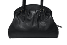 Load image into Gallery viewer, 極美品 CHRISTIAN DIOR クリスチャンディオール ハンドバッグ 12-BO-0037 イタリア製 レザー ブラック シルバー金具 中古 4b007197