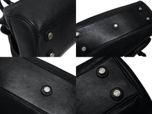 Load image into Gallery viewer, 極美品 CHRISTIAN DIOR クリスチャンディオール ハンドバッグ 12-BO-0037 イタリア製 レザー ブラック シルバー金具 中古 4b007197