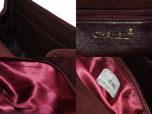 Load image into Gallery viewer, 極美品 CHANEL シャネル トップハンドル ハンドバッグ 3番台 ベルベット ココマーク ブラウン系 ゴールド金具 中古 4b007200