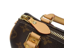 Load image into Gallery viewer, 新品同様 LOUIS VUITTON ルイヴィトン ナノスピーディ ハンドバッグ 2WAYバッグ M81085 モノグラム 中古 4b007201