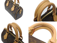 Load image into Gallery viewer, 新品同様 LOUIS VUITTON ルイヴィトン ナノスピーディ ハンドバッグ 2WAYバッグ M81085 モノグラム 中古 4b007201