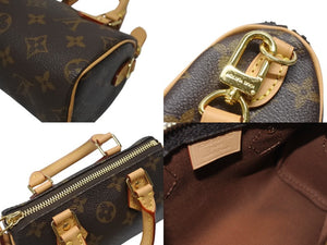 新品同様 LOUIS VUITTON ルイヴィトン ナノスピーディ ハンドバッグ 2WAYバッグ M81085 モノグラム 中古 4b007201