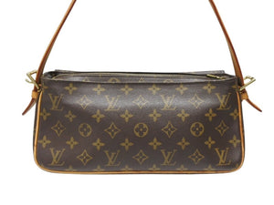 LOUIS VUITTON ルイヴィトン ヴィバ シテMM ワンショルダーバッグ M51164 モノグラム ブラウン レザー PVC 美品 中古 4b007202