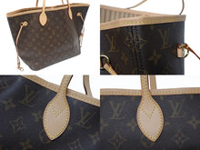 Load image into Gallery viewer, 新品同様 LOUIS VUITTON ルイヴィトン ネヴァーフルMM トートバッグ M40156 新型 モノグラム ブラウン ゴールド金具 中古 4b007203